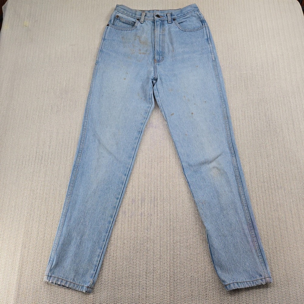 Vintage Jordache Jeans Womens 11/12 Junior Classic Fit Tapered Leg Light Wash